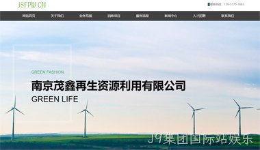 南京茂鑫网站案例