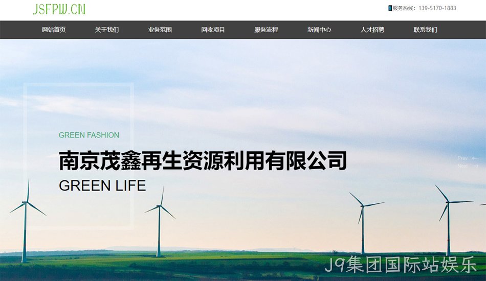 南京茂鑫网站案例
